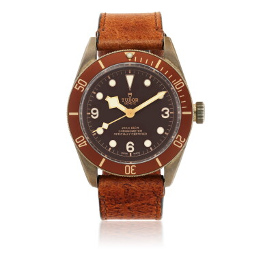View full screen - View 1 of Lot 93. TUDOR | 'BRONZO' BLACK BAY, REF 79250BM BRONZE WRISTWATCH CIRCA 2016.
