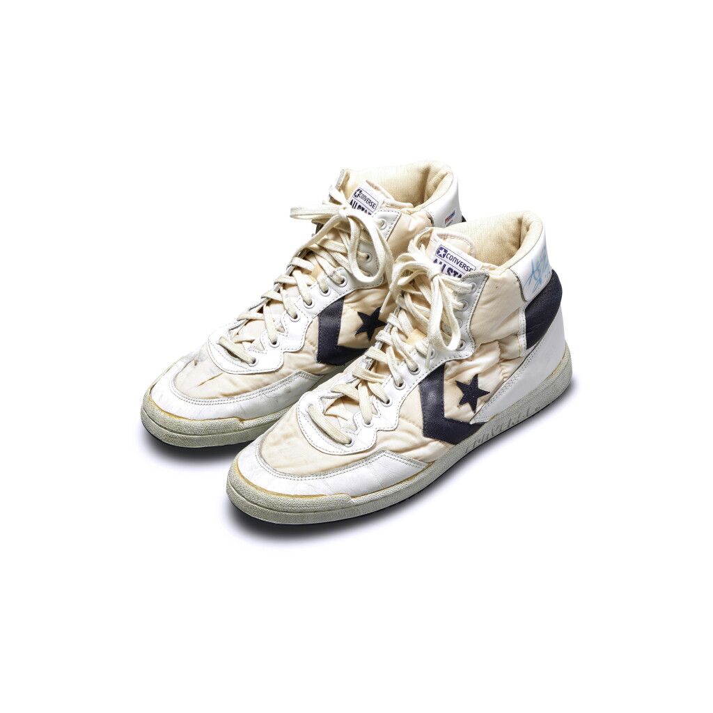 View full screen - View 1 of Lot 804. Converse Isiah Thomas Game Worn Dual Signed All-Star Fastbreak.