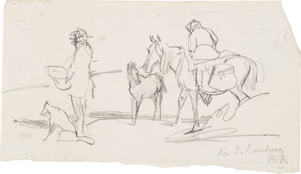 View full screen - View 1 of Lot 199. A collection of three drawings.