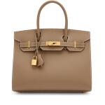 Etoupe Epsom Birkin 30 Sellier Gold Hardware, 2024