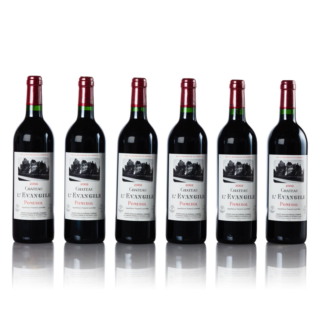 View full screen - View 1 of Lot 498. Château l'Evangile 2002 (12 BT).