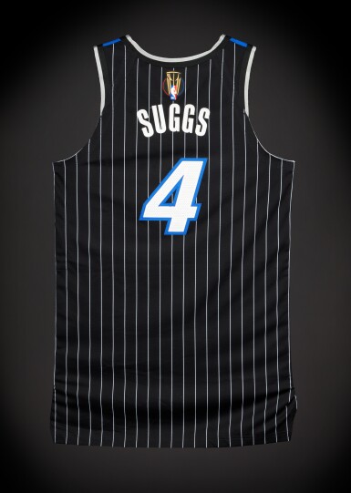 View full screen - View 1 of Lot 32. Jalen Suggs Orlando Magic 2025-2026 Emirates NBA Cup Semifinals Game Worn Statement Edition Jersey | Matched to 2 Games.