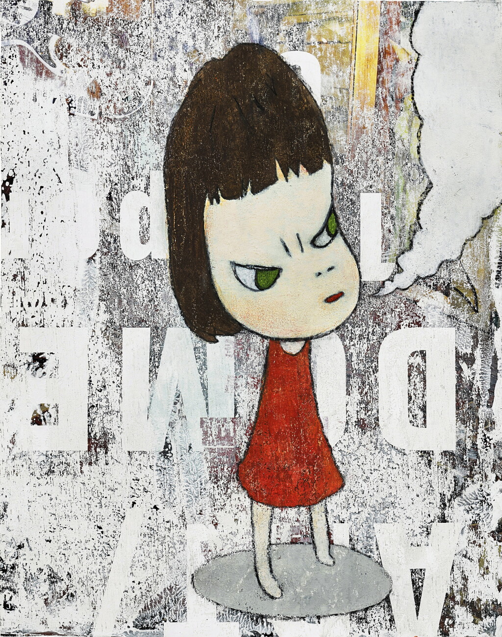 View full screen - View 1 of Lot 238. Yoshitomo Nara 奈良美智 | It's a Cold Day 寒冷的一天.