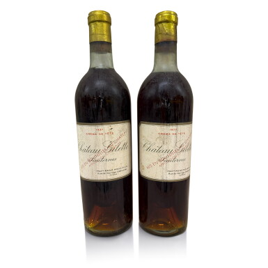 View full screen - View 1 of Lot 482. Château Gilette, Crème de Tête 1937 (2 BT).