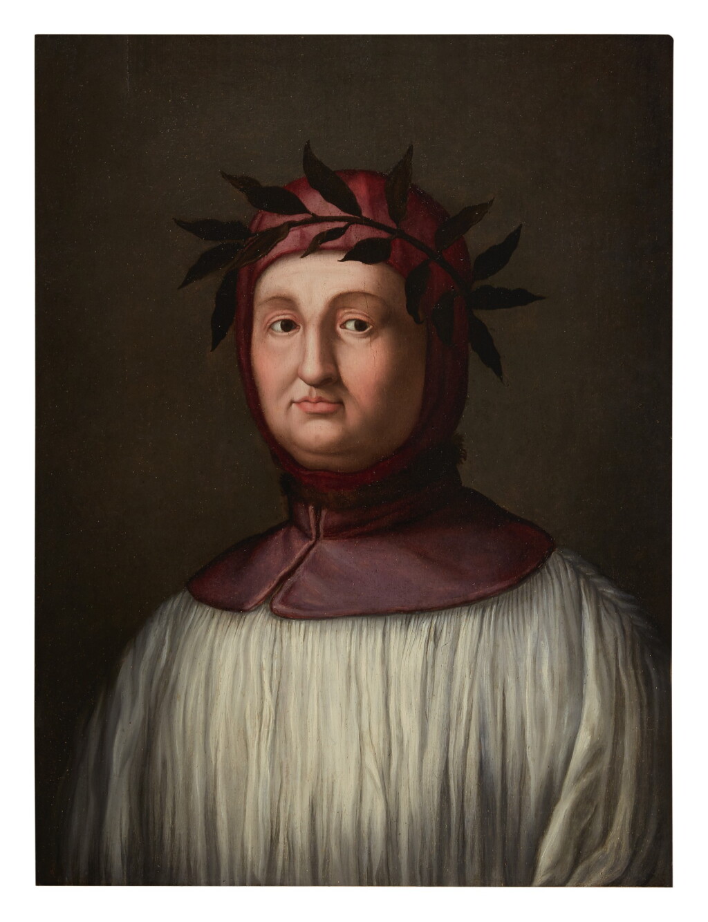View full screen - View 1 of Lot 21. FLORENTINE SCHOOL, 16TH CENTURY | PORTRAIT OF PETRARCH.