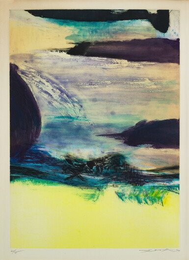 View full screen - View 1 of Lot 2035. Zao Wou-Ki 趙無極 | Sans titre 無題.