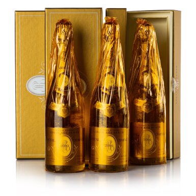 View full screen - View 1 of Lot 193. Louis Roederer, Cristal Brut 2000 (3 BT).