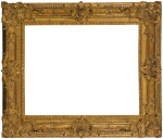 A handsome early 18th century Régence carved giltwood frame