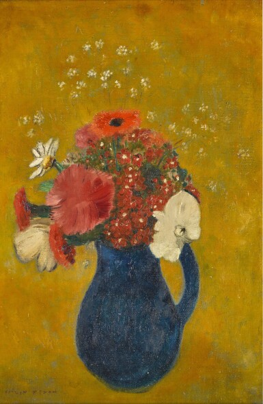View full screen - View 1 of Lot 255. Vase de fleurs.