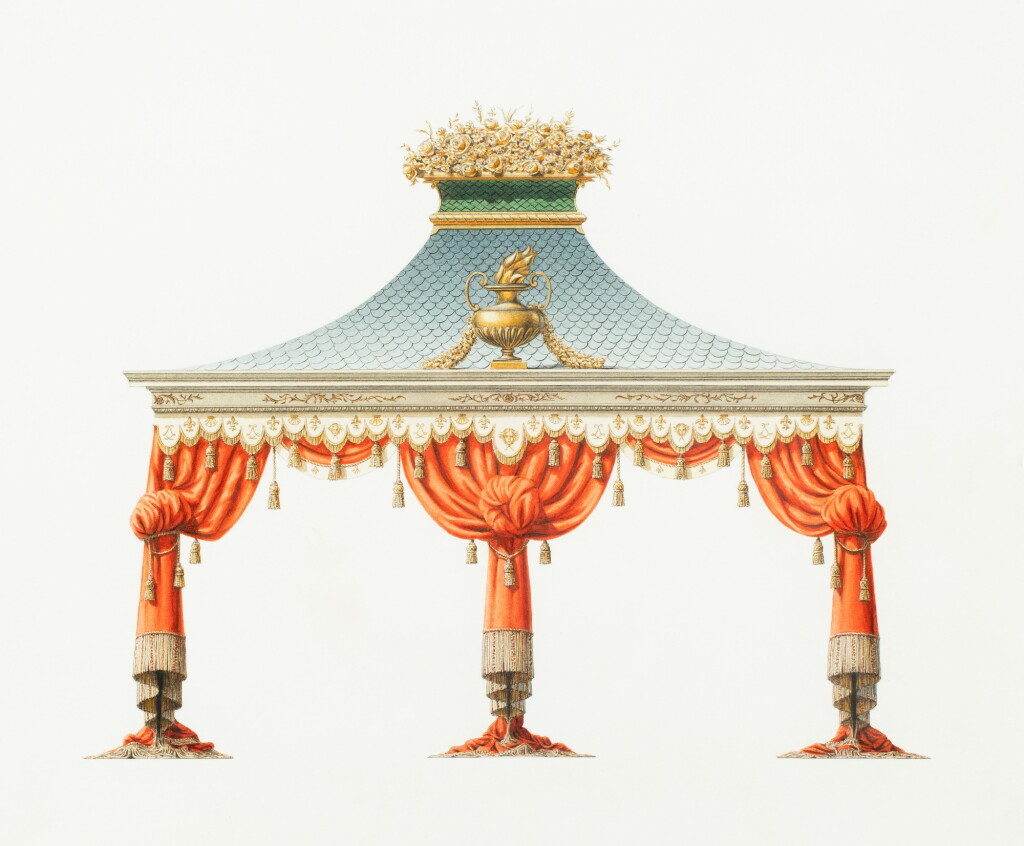 View full screen - View 1 of Lot 456. The Grand tent for refreshments for the town of Versailles, France.
