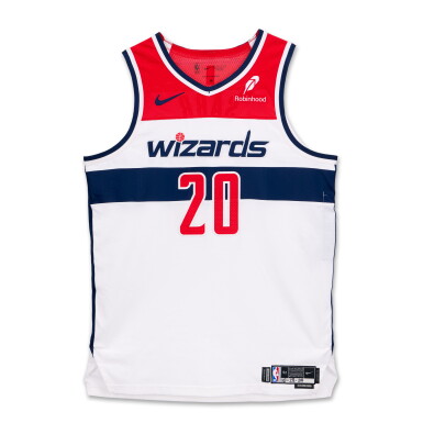 View full screen - View 1 of Lot 5. Alexandre Sarr Washington Wizards 2024-2025 Game Worn Association Edition Jersey | 3rd Career Game.