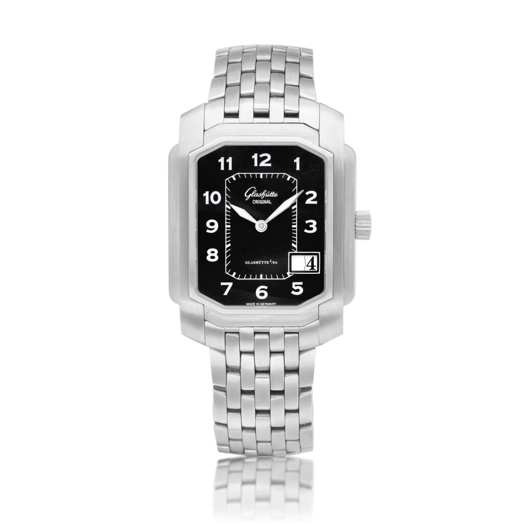 View full screen - View 1 of Lot 8290. Senator | A limited edition stainless steel wristwatch with digital date display and bracelet, Circa 2014 | 格拉蘇蒂 | Senator 限量版精鋼鏈帶腕錶,備數位日期顯示,約2014年製.
