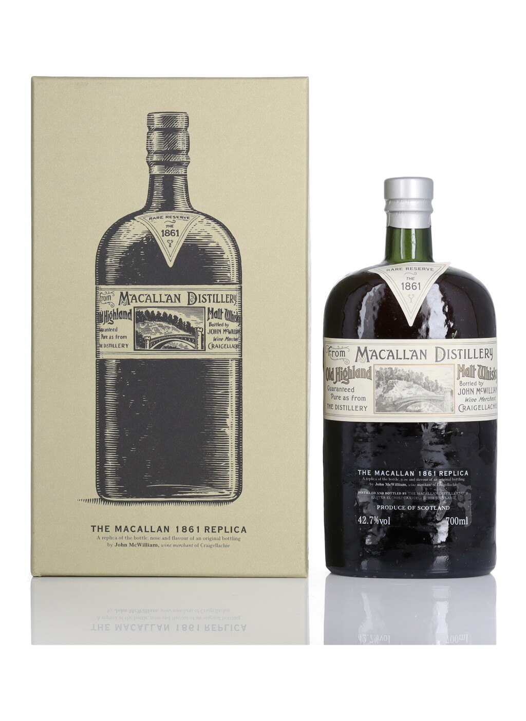 View full screen - View 1 of Lot 96. The Macallan 1861 Replica 42.7 abv NV (1 BT 70cl).