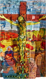 Yellow Christ on Park Avenue