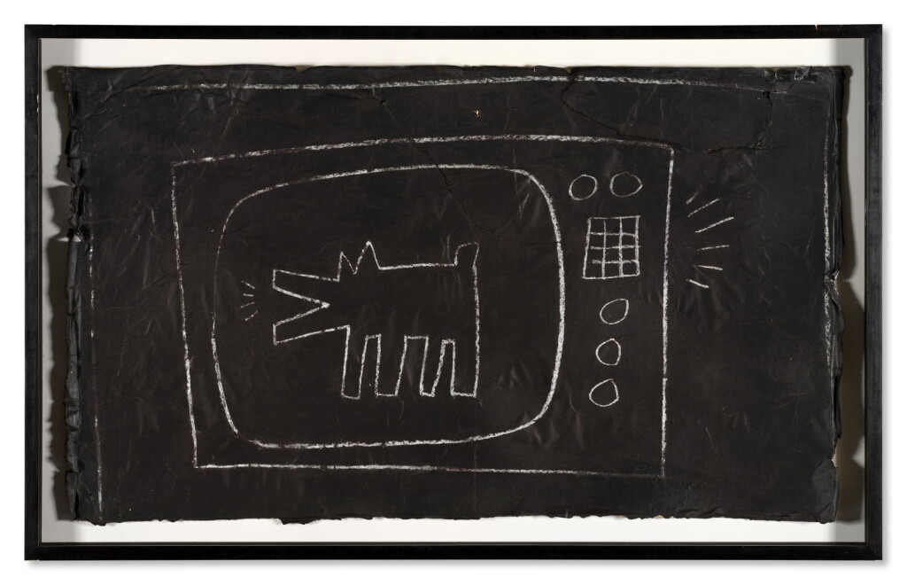 View full screen - View 1 of Lot 326. Untitled (Barking Dog on TV).
