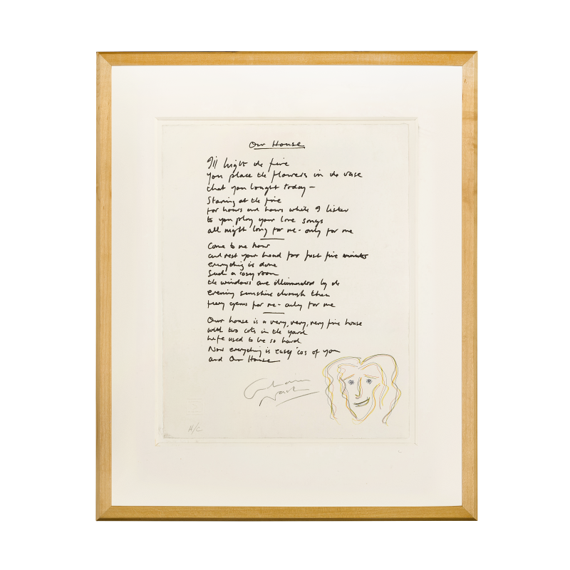 Graham Nash Vintage Our House Song Lyrics Available For Immediate Sale graham-nash-vintage-our-house-song-lyrics-available-for-immediate-sale