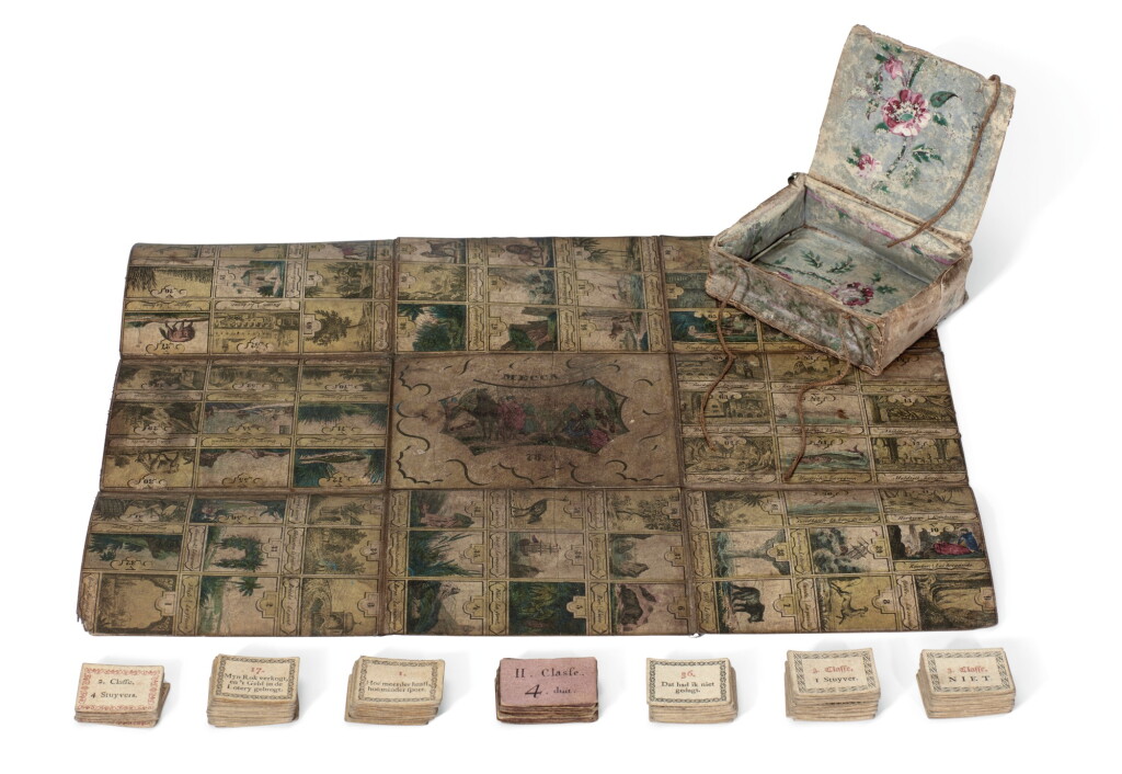 View full screen - View 1 of Lot 172. Mecca--Boardgame, early 19th century.