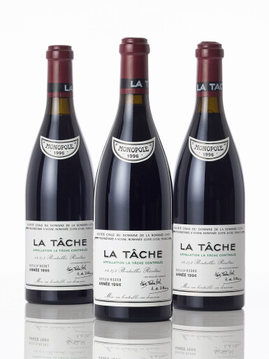 View full screen - View 1 of Lot 5268. La Tâche 1996 Domaine de la Romanée-Conti (3 BT).