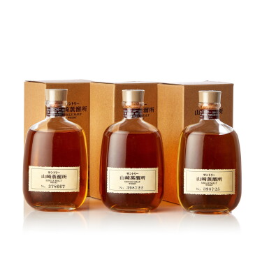 View full screen - View 1 of Lot 5024. 山崎 The Yamazaki 40.0 abv NV (3 BT30).