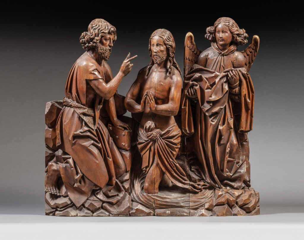View full screen - View 1 of Lot 228. Relief with the Baptism of Christ.