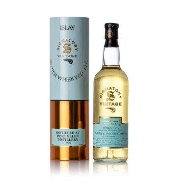 View full screen - View 1 of Lot 5055. Port Ellen Signatory Vintage 22 Year Old 43.0 abv 1979 (1 BT70).