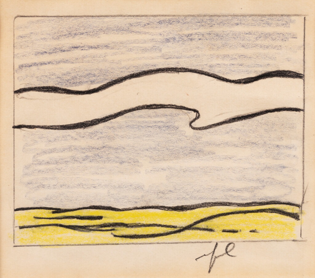全螢幕檢視 - 查看257Desert Landscape I (Study)的1