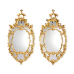 A Pair of George III Giltwood Mirrors, circa 1765