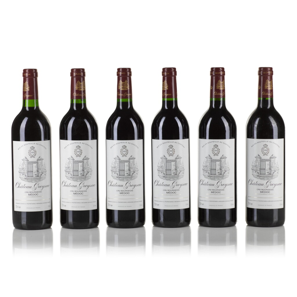 View full screen - View 1 of Lot 401. Château Greysac 2000 (48 BT).