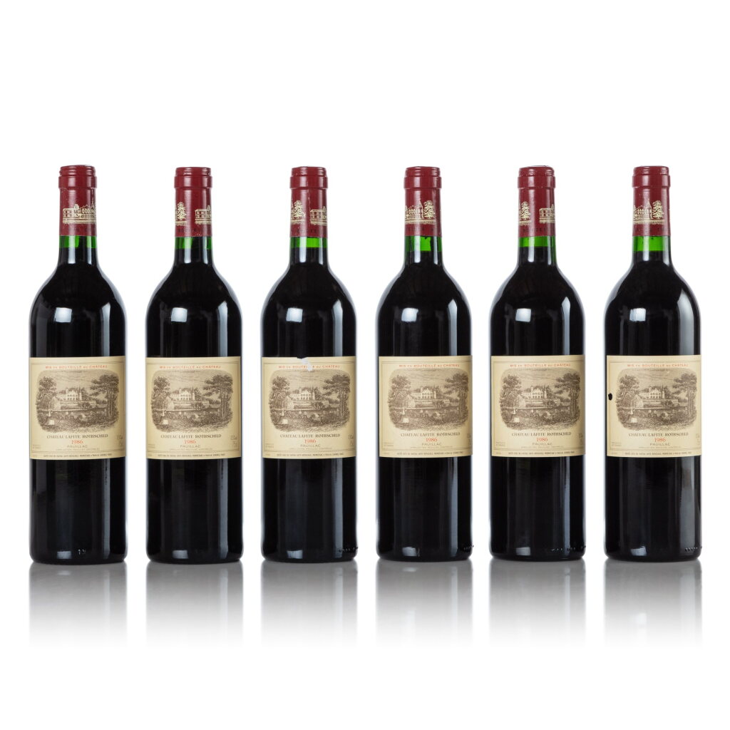 View full screen - View 1 of Lot 3308. Château Lafite 1986 (12 BT).