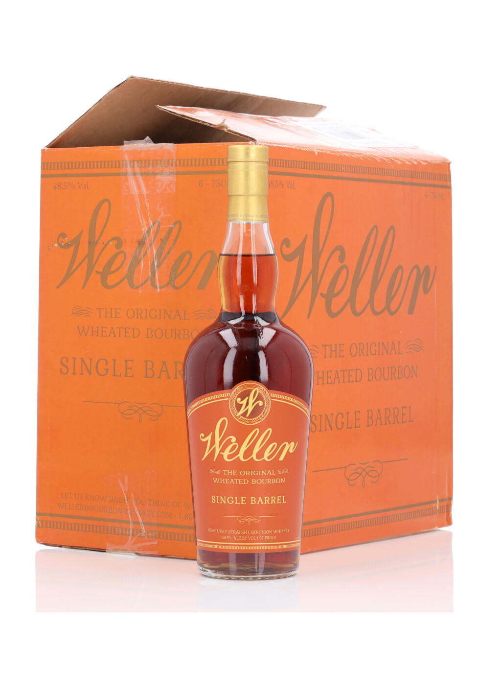 View full screen - View 1 of Lot 224. Weller Single Barrel 97 Proof NV (6 Bottles 75cl).