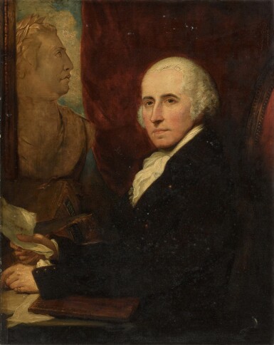 View full screen - View 1 of Lot 180. Portrait of Benjamin West, P.R.A. .