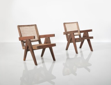 View full screen - View 1 of Lot 192. Pair of Easy Armchairs.