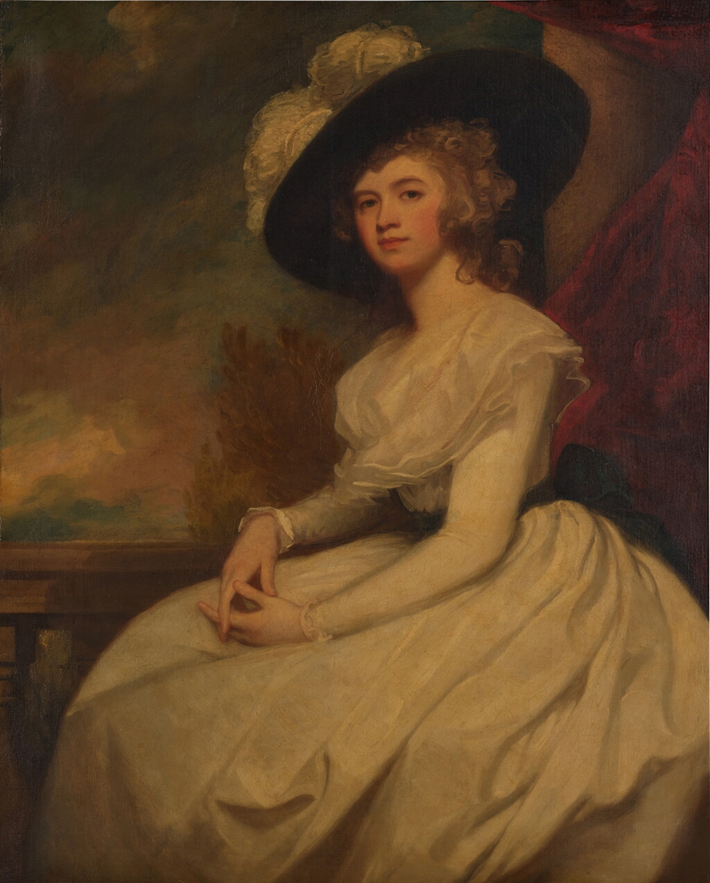 View full screen - View 1 of Lot 320. Portrait of Frances (née Puleston) Cooke (1765-1818).