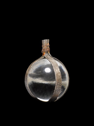 View full screen - View 1 of Lot 258. A Merovingian Rock Crystal and Silver Pendant, 6th Century A.D..
