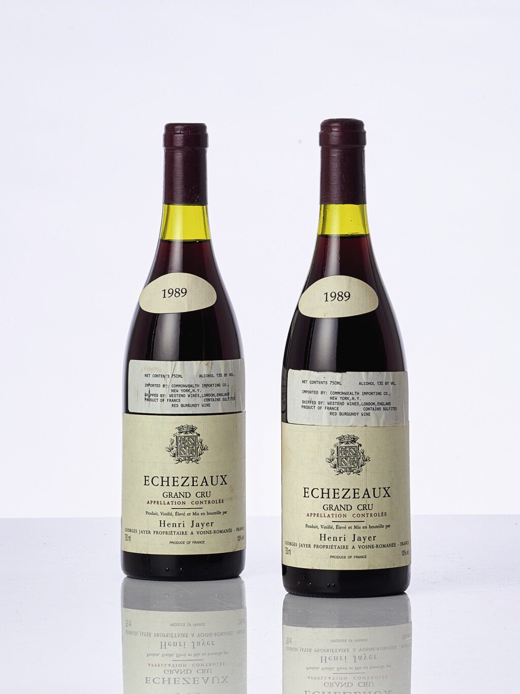 View full screen - View 1 of Lot 6203. Echézeaux 1989 Henri Jayer for Georges Jayer (12 BT).