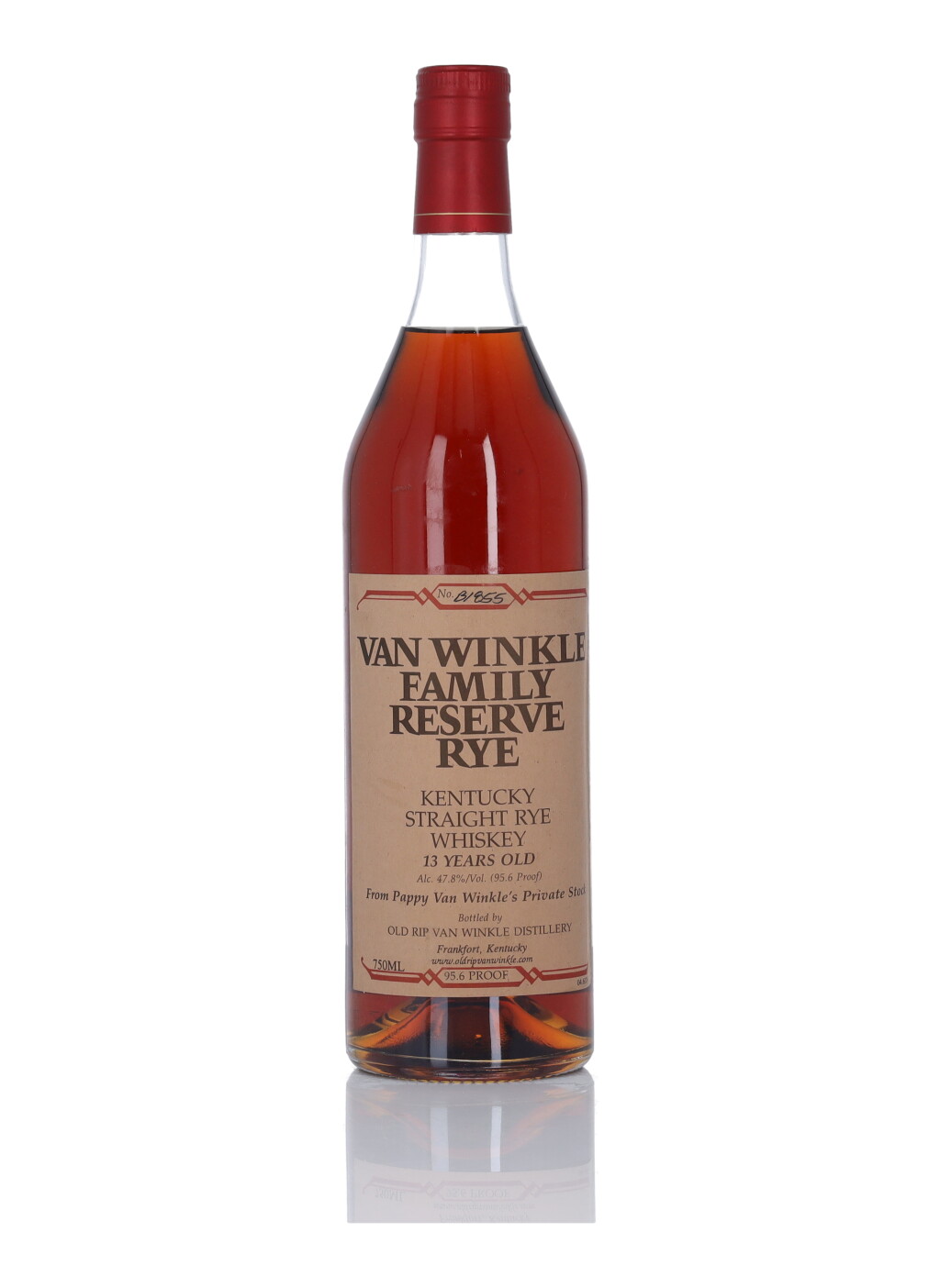 View full screen - View 1 of Lot 105. Van Winkle Family Reserve Rye 13 Year Old 95.6 Proof NV (1 BT 75cl).