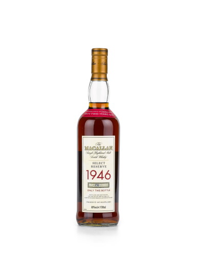 View full screen - View 1 of Lot 1. The Macallan Select Reserve 52 Years Old 1946 (1 BT70).