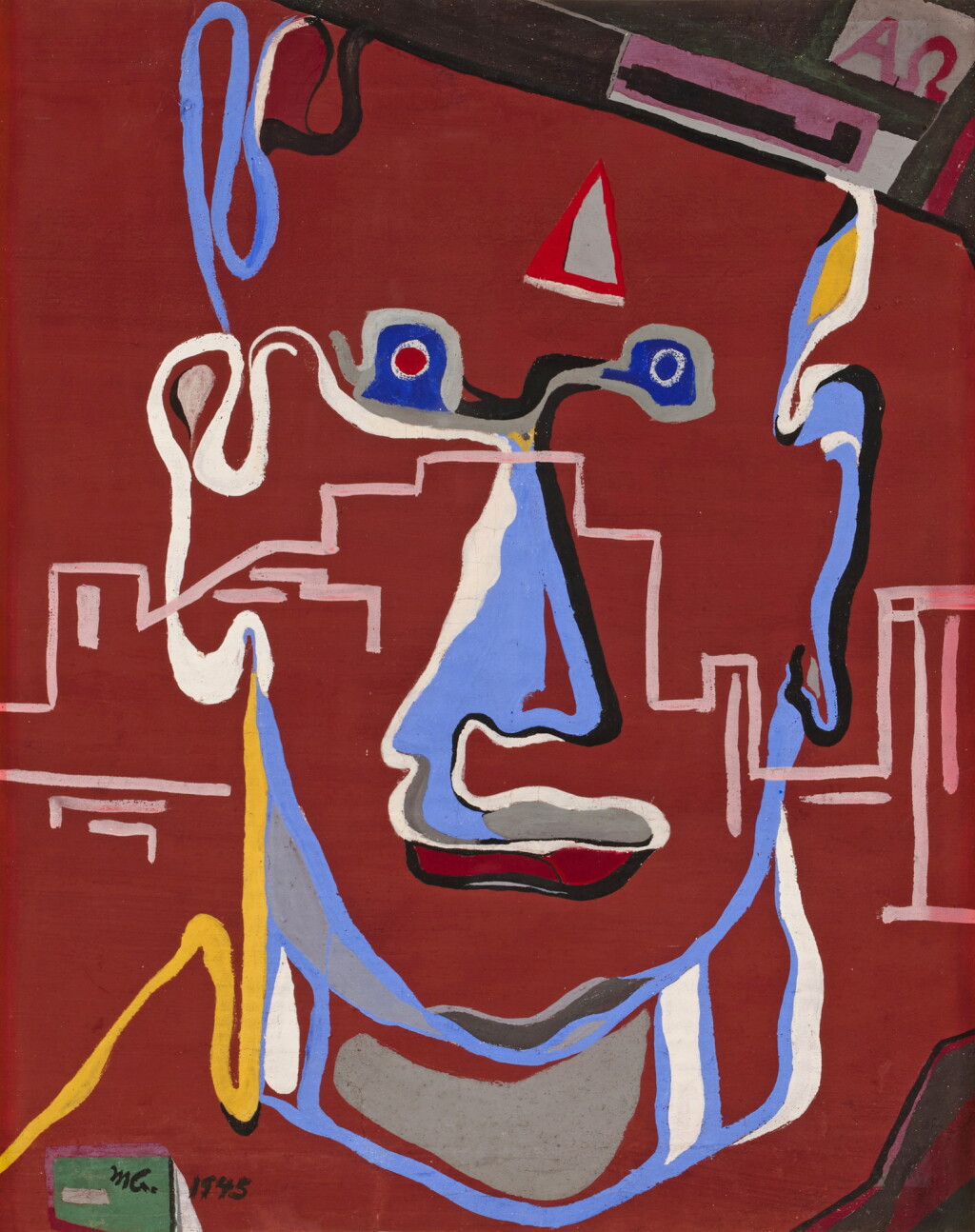 View full screen - View 1 of Lot 599. American Psychological Portrait.