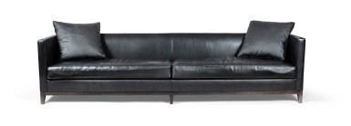 View full screen - View 1 of Lot 2166. Christian Liaigre (1943 - 2020), A sofa and a bench | Christian Liaigre (1943 - 2020), Canapé et une banquette.