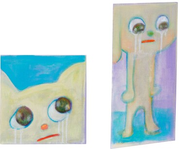 View full screen - View 1 of Lot 1072. Friends (Two Works) | 朋友(兩幅作品).