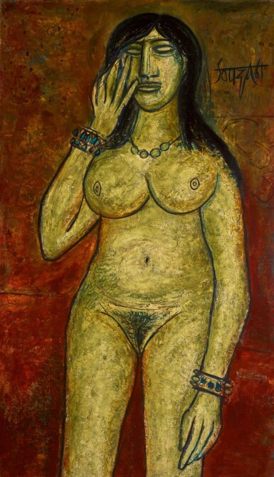 View full screen - View 1 of Lot 33. FRANCIS NEWTON SOUZA | UNTITLED (NUDE).
