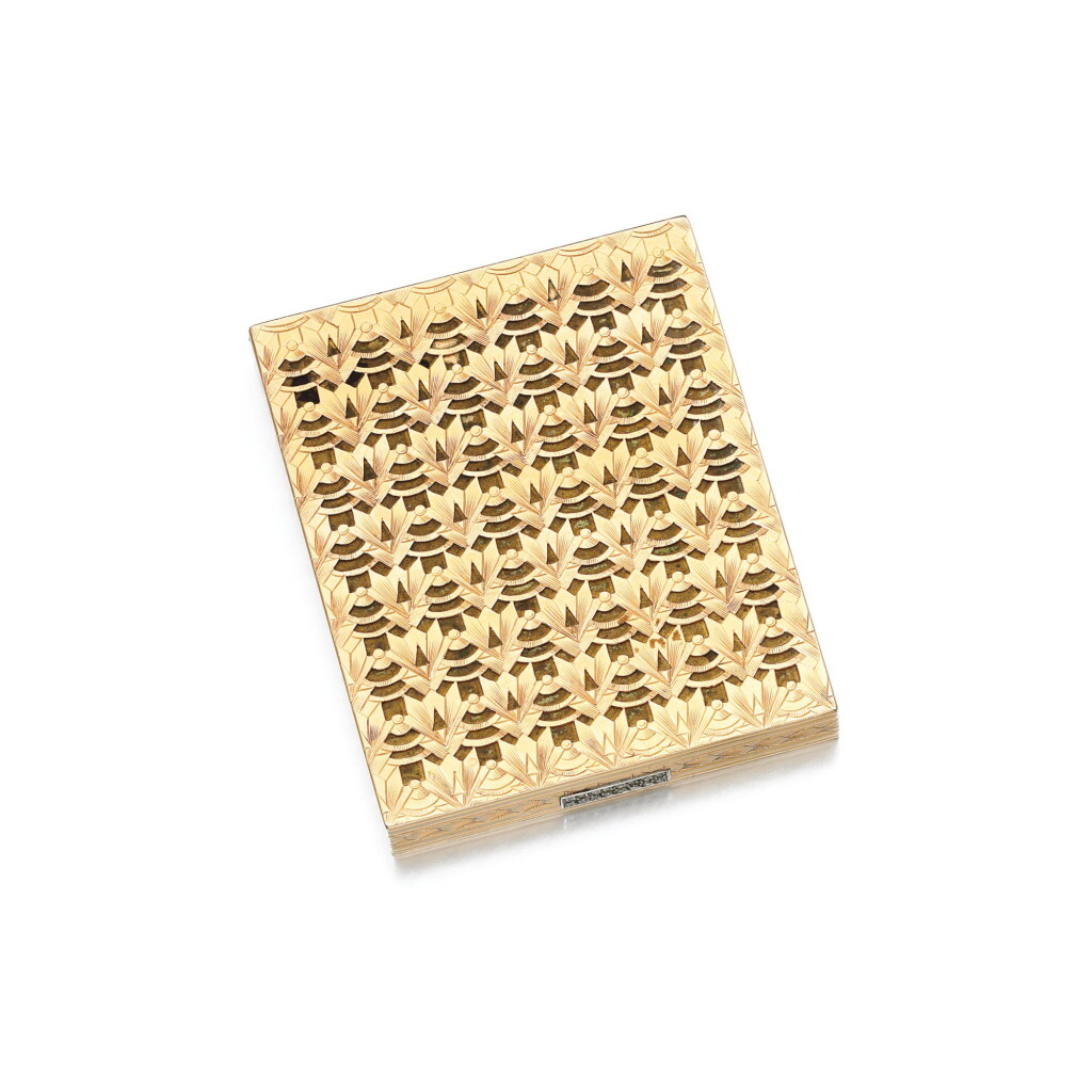 View full screen - View 1 of Lot 66. DIAMOND COMPACT, BOUCHERON, 1940S.