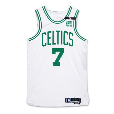 View full screen - View 1 of Lot 21. Jaylen Brown Boston Celtics 2021-2022 Game Worn Association Edition Jersey .