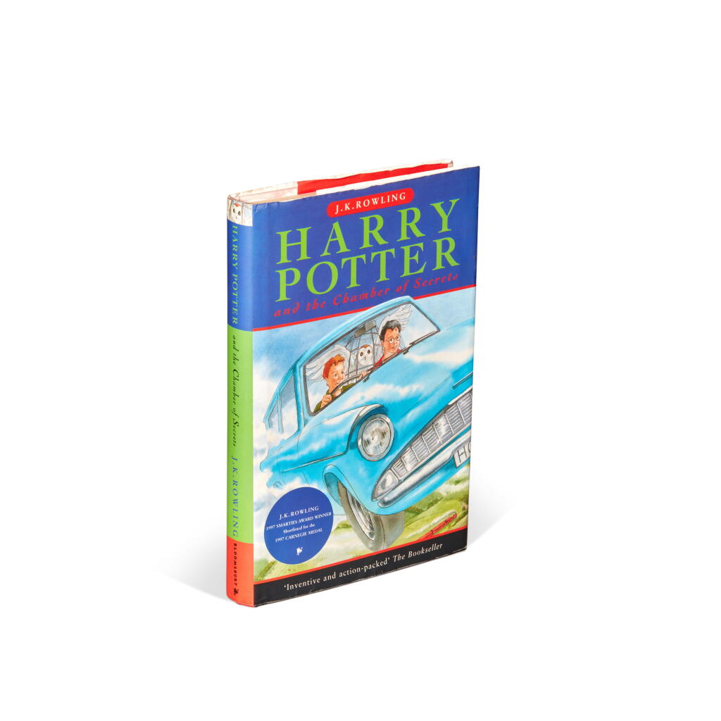 View full screen - View 1 of Lot 366. J.K. Rowling | Harry Potter and the Chamber of Secrets, 1998, first edition, third impression, signed.