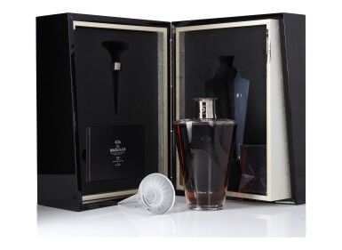 View full screen - View 1 of Lot 92. The Macallan 57 Year Old in Lalique, Six Pillars, Third Edition 48.5 abv NV (1 BT 75cl).