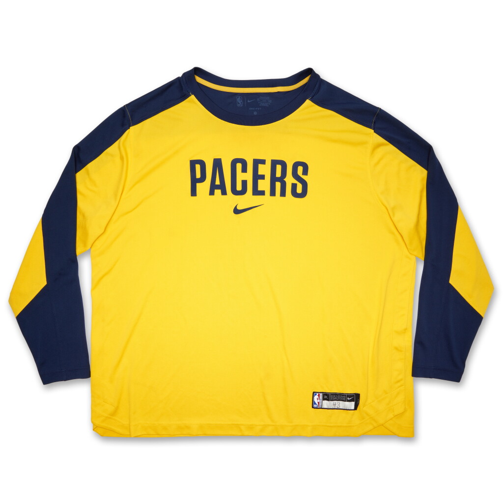 View full screen - View 1 of Lot 29. Pascal Siakam Indiana Pacers 2025 NBA Finals Game Worn Warmup Top | Games 1, 3, 4, 5, 6 and 7 | 6 Games.