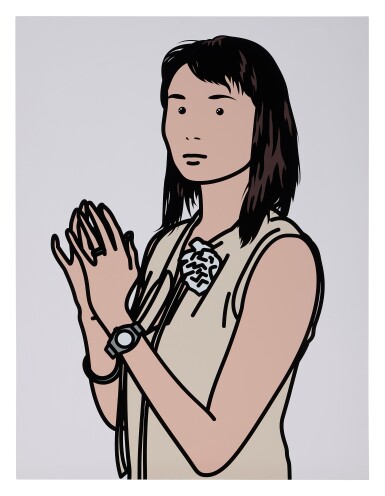 View full screen - View 1 of Lot 674. Hijiri with hands together..