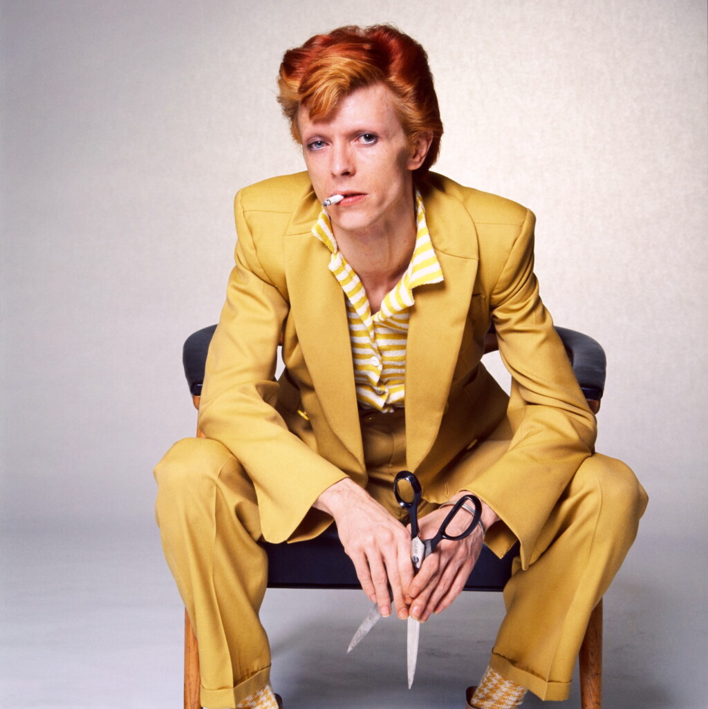 View full screen - View 1 of Lot 6. David Bowie (With Scissors), Los Angeles, ca. 1974.