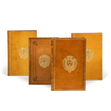 View full screen - View 1 of Lot 532. 4 livrets d'opéra ou pièces de théâtre, 3 joués pour le mariage du duc et duchesse de Berry, à leurs armes. .