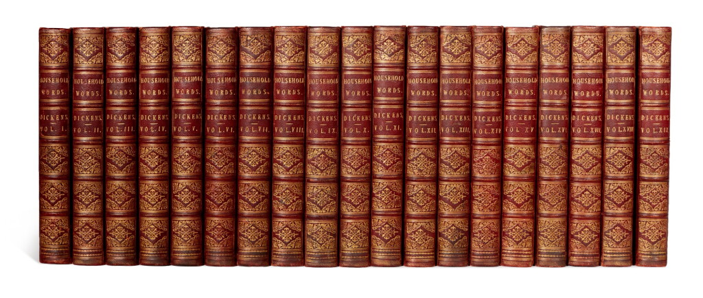 View full screen - View 1 of Lot 113. DICKENS | Household Words. A Weekly Journal. Conducted by Charles Dickens, 1858-1859.